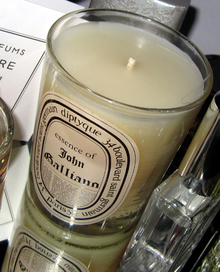 Diptyque candle Essence of John Galliano[shot byP